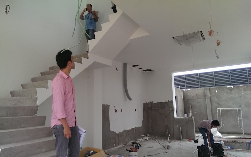 Tư vấn và khảo sát hiện trạng công trình trực tiếp tại vị trí xây dựng