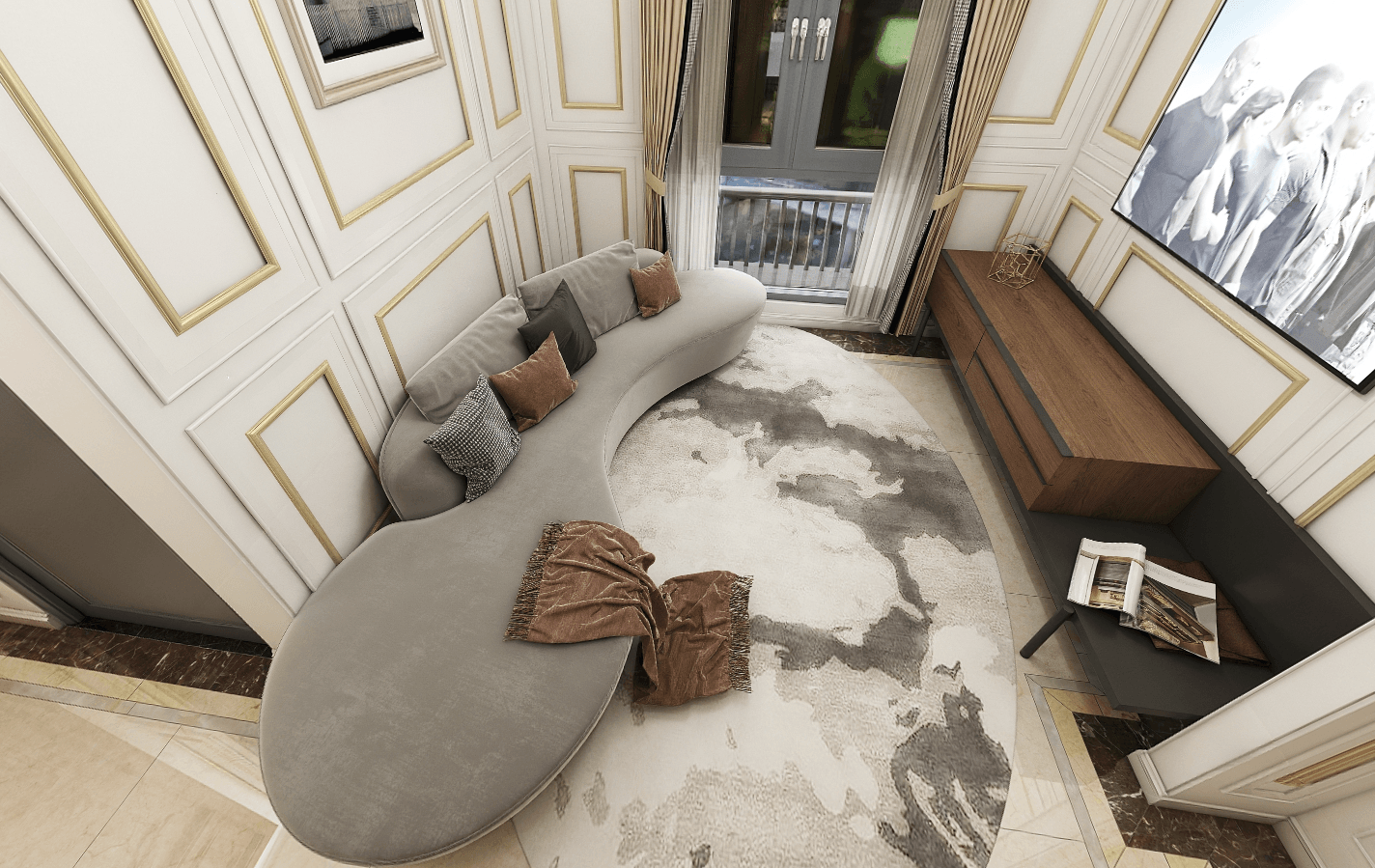 Nhà 3 Tầng Tân Cổ điểnxx