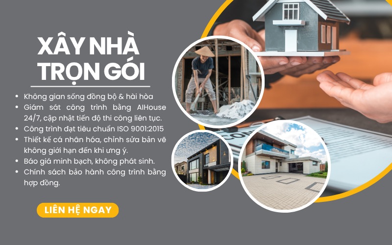 Thi công nhà ở trọn gói Phước Nhật Long
