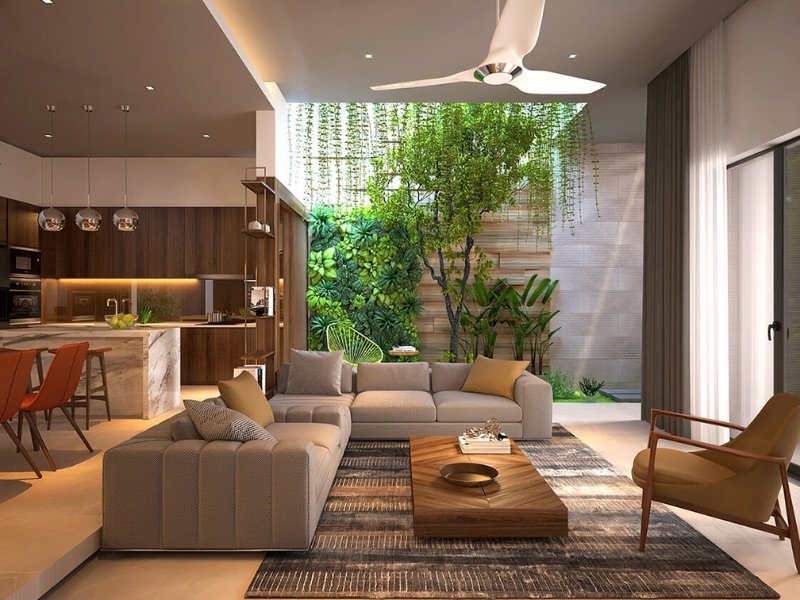 Thiết kế biệt thự mở, gắn kết thiên nhiên với không gian sống