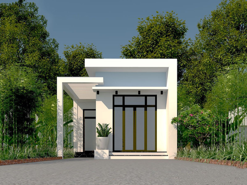 Mẫu nhà ống cấp 4 giá 200 triệu